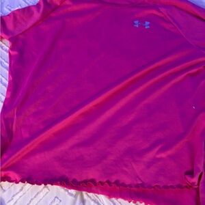 Under Armour Women's Bright Pink Short Sleeve Tee